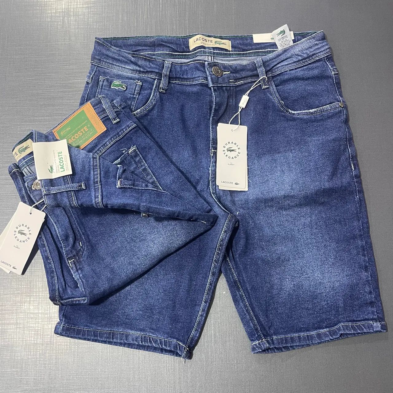 Atacado de bermuda jeans padrão shopping 
