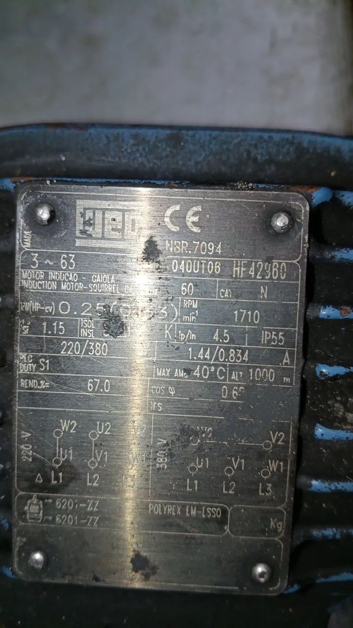 Motor elétrico com redutor  - Foto 5