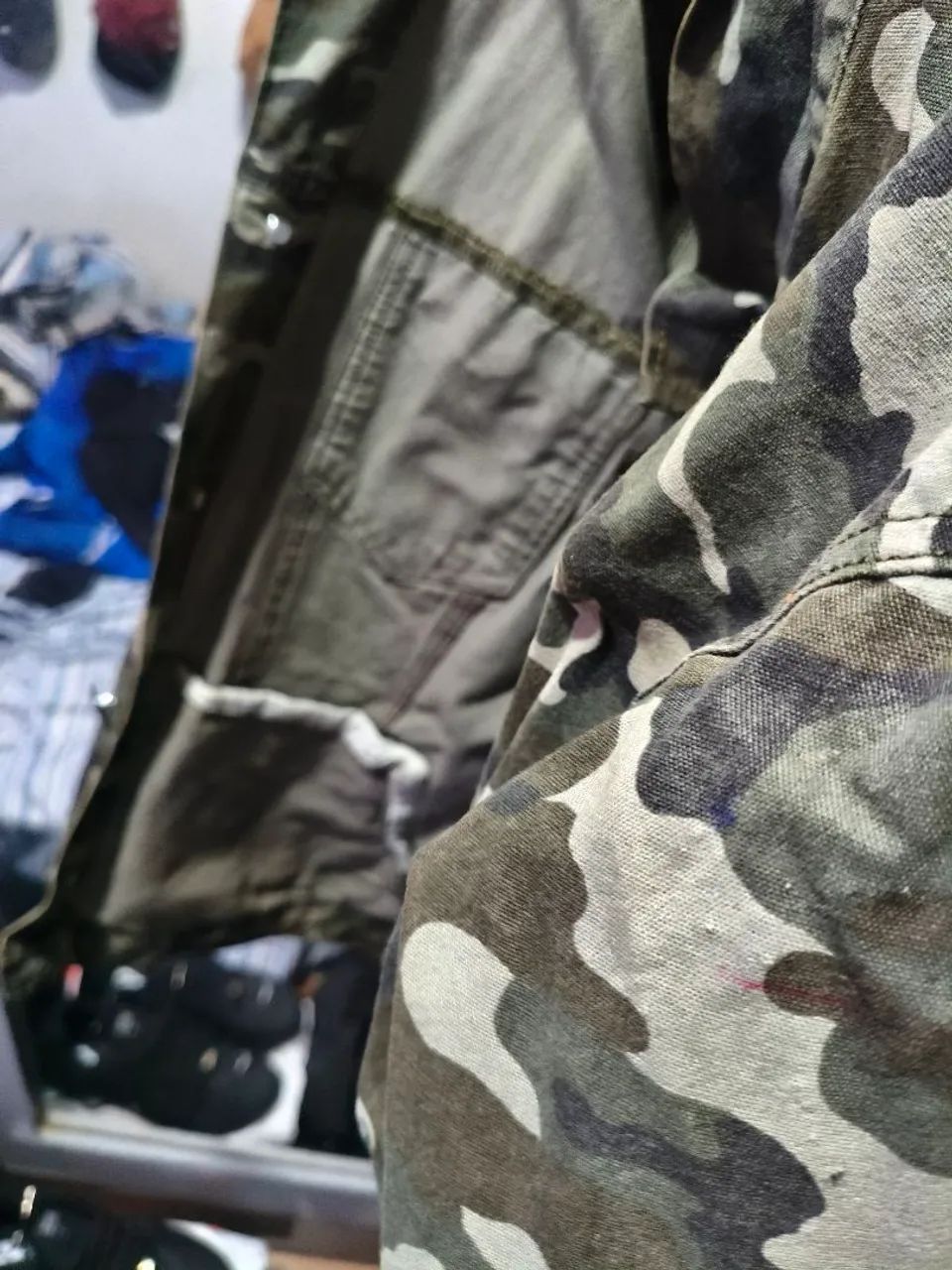 Jaqueta jeans camuflada  - Foto 3