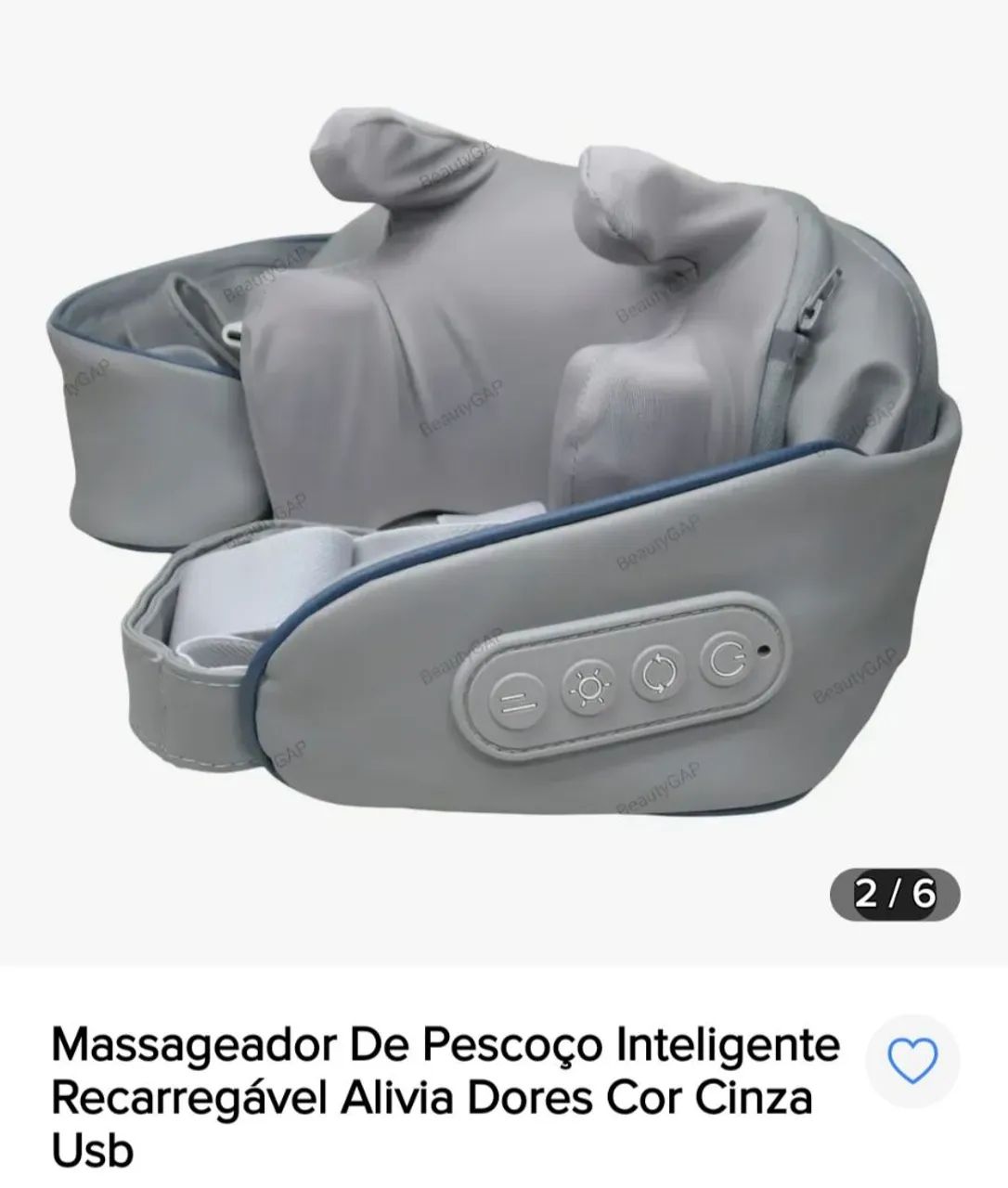 Massageador de pescoço shiatsu  - Foto 3