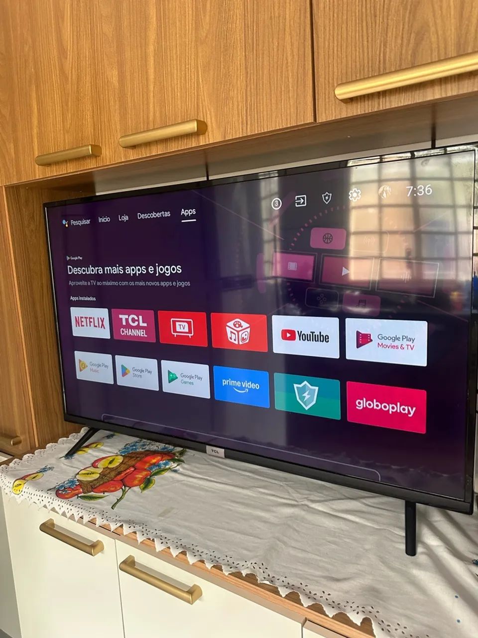 SMARTV 43 semi nova Android 