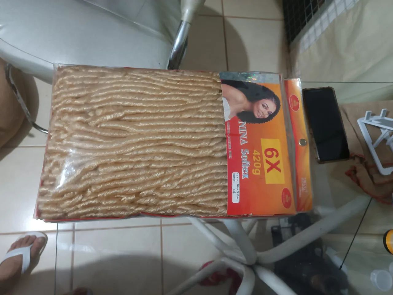 Cabelo Nina Softex 613 Original - 6x1 (420g) Novo - Foto 3