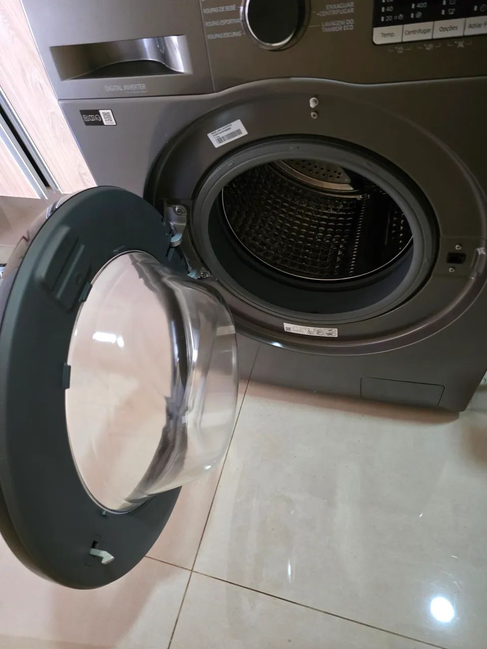 Samsung Lavadora Digital Inverter WW11T Inox 11kg 220V - Foto 5