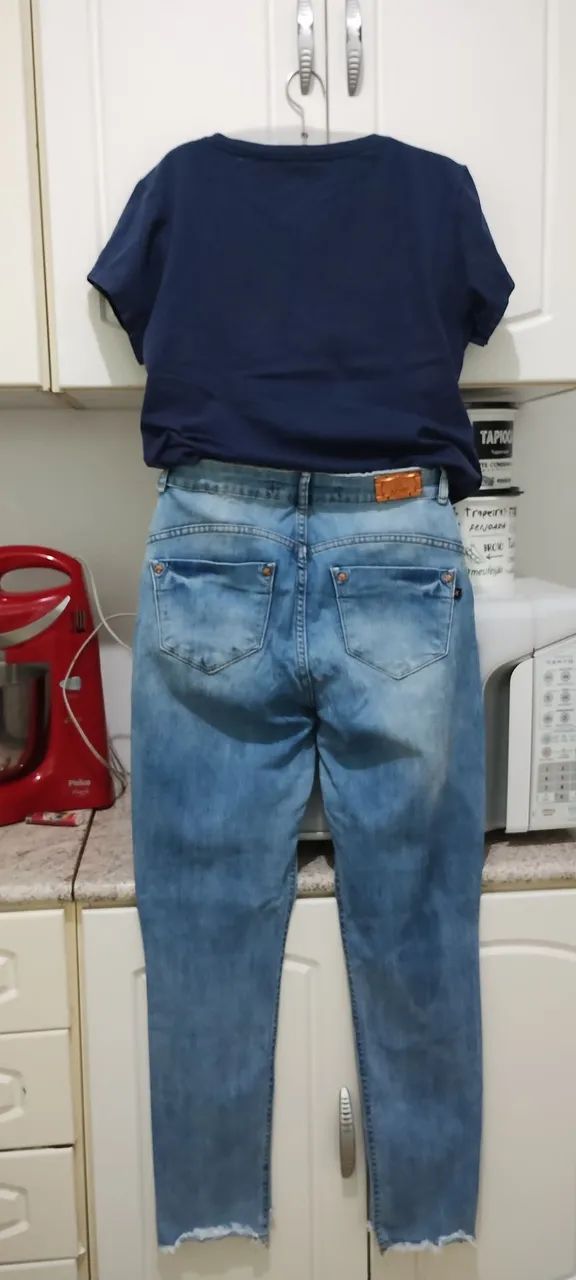 Calça Jeans Alvo da Moda 40 + Camiseta Cast G - Foto 3