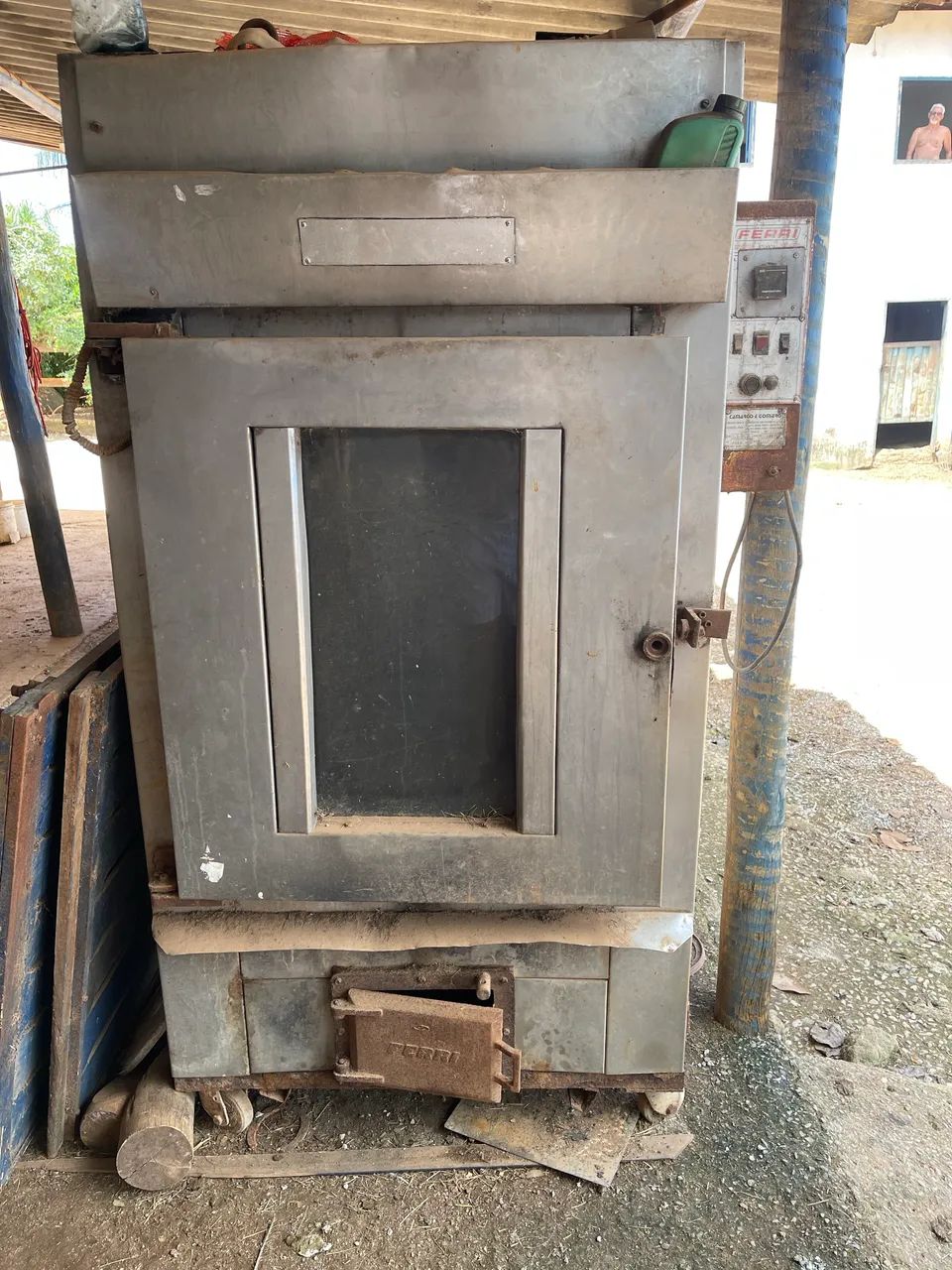 Forno a lenha de padaria 