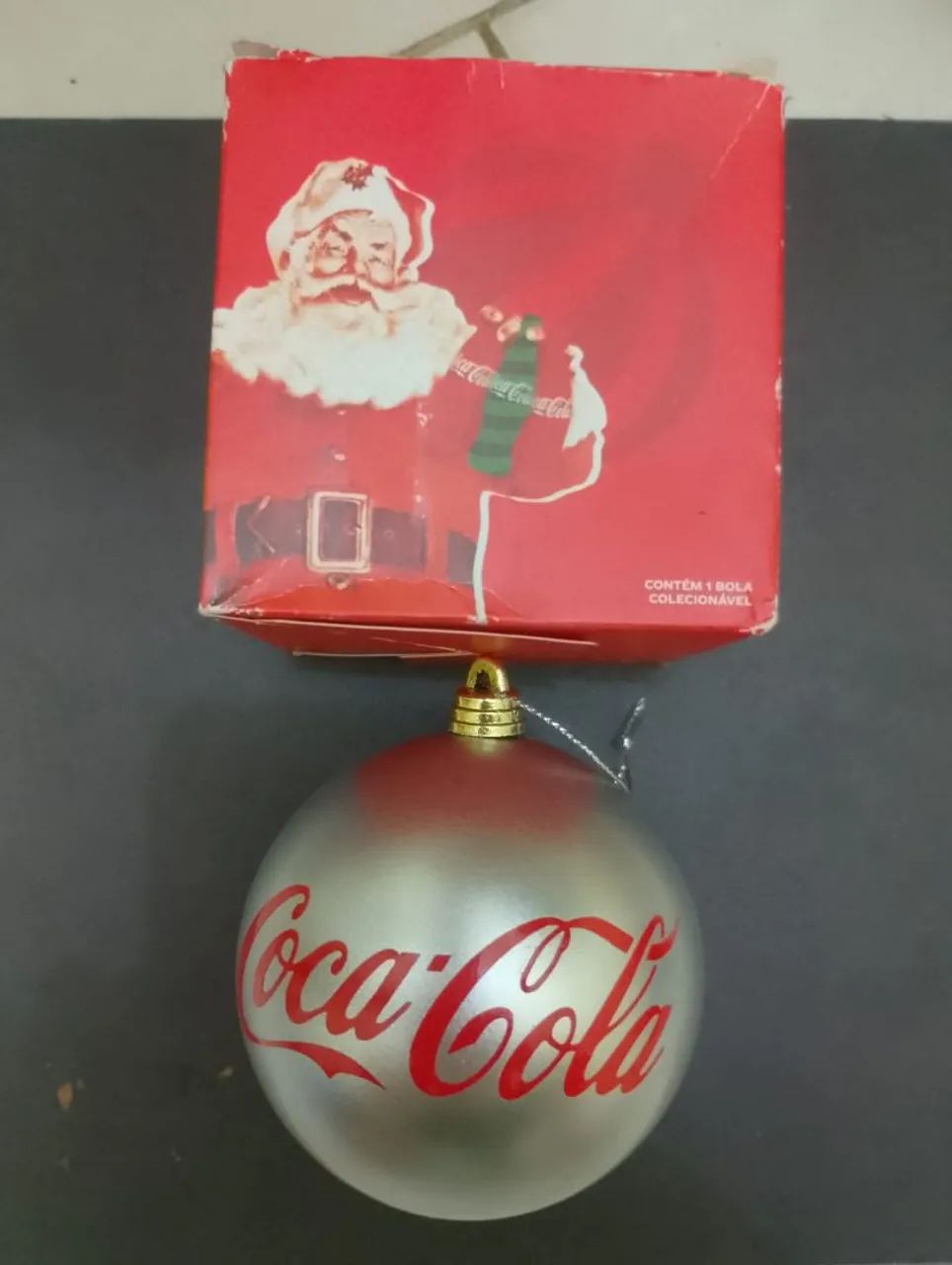 BOLA DE NATAL DA COCA COLA COLECIONÁVEL ANOS 1990