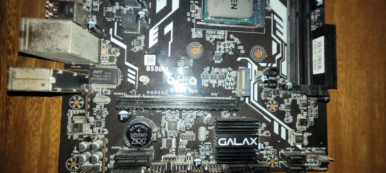 Placa-Mãe Galax B550 (COM DEFEITO / Para Conserto ou Peças) - Foto 5