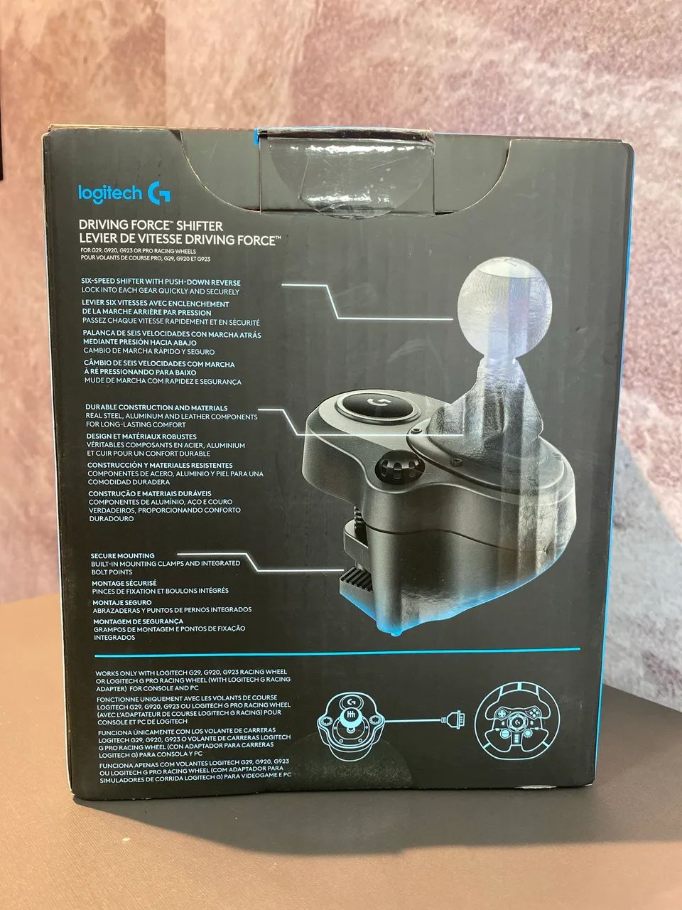 Logitech G Driving Force Shifter, um câmbio manual de 6