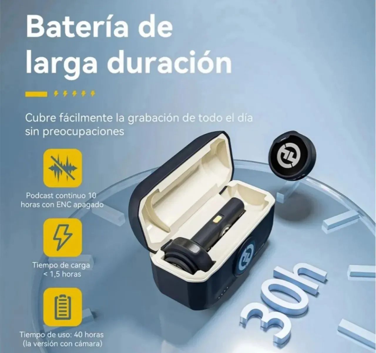 Microfone Hollyland Lark M2 Duo Combo Duplo Para 2 Pessoas. @importech_084 - Foto 3
