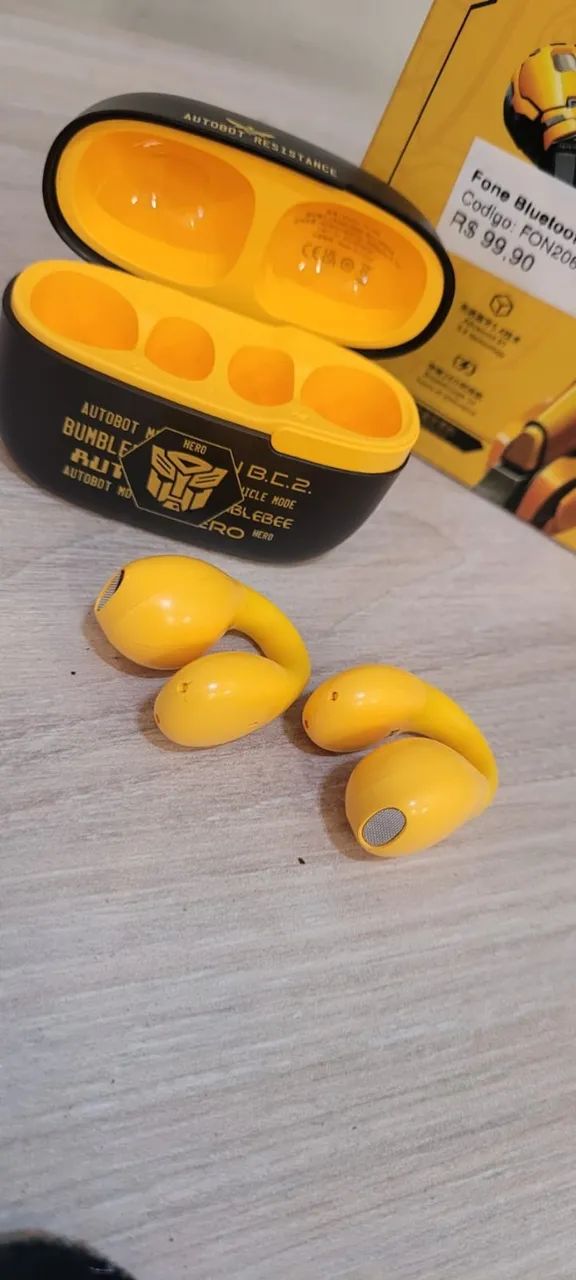 Fone Bluetooth Transformes Bumblebee TF-T05 - Foto 5