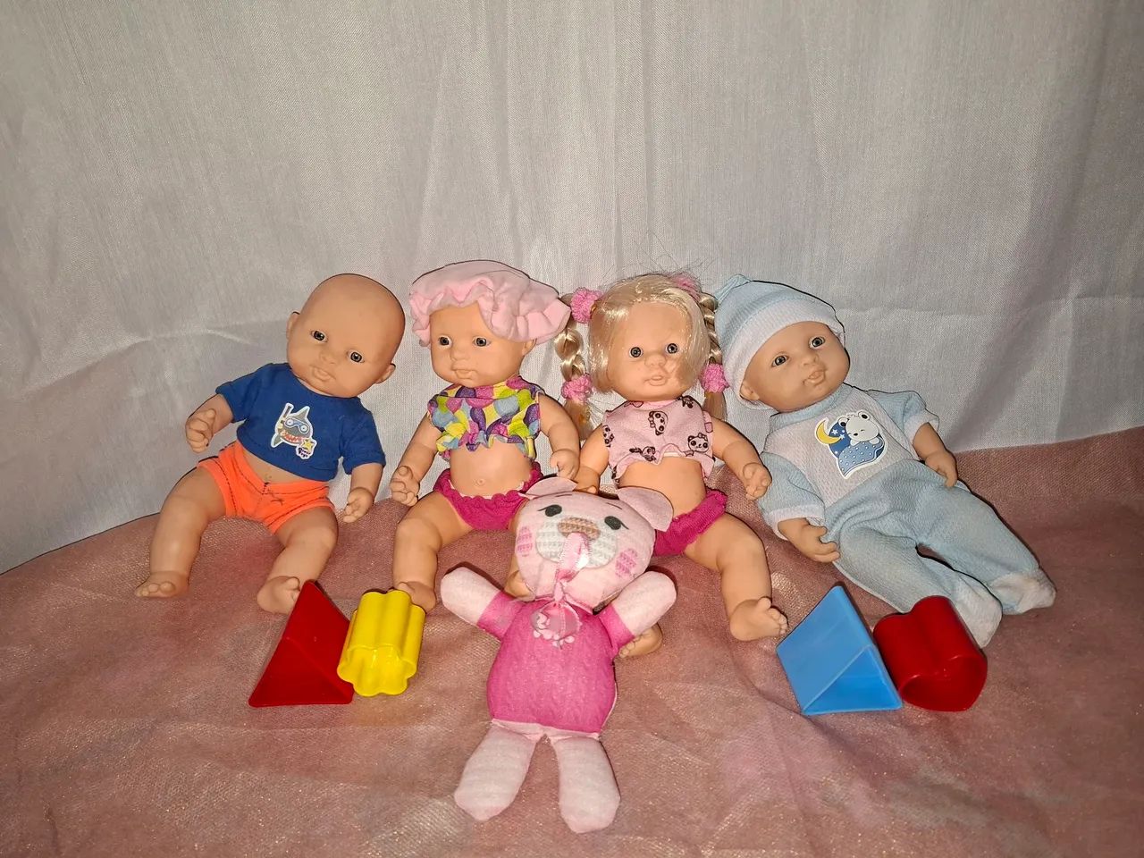 Lotinho Bonecas Mini Bebê + Acessórios Barato  - Foto 3