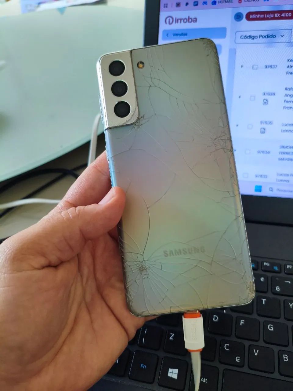 S21 Plus Prata Samsung - Foto 2