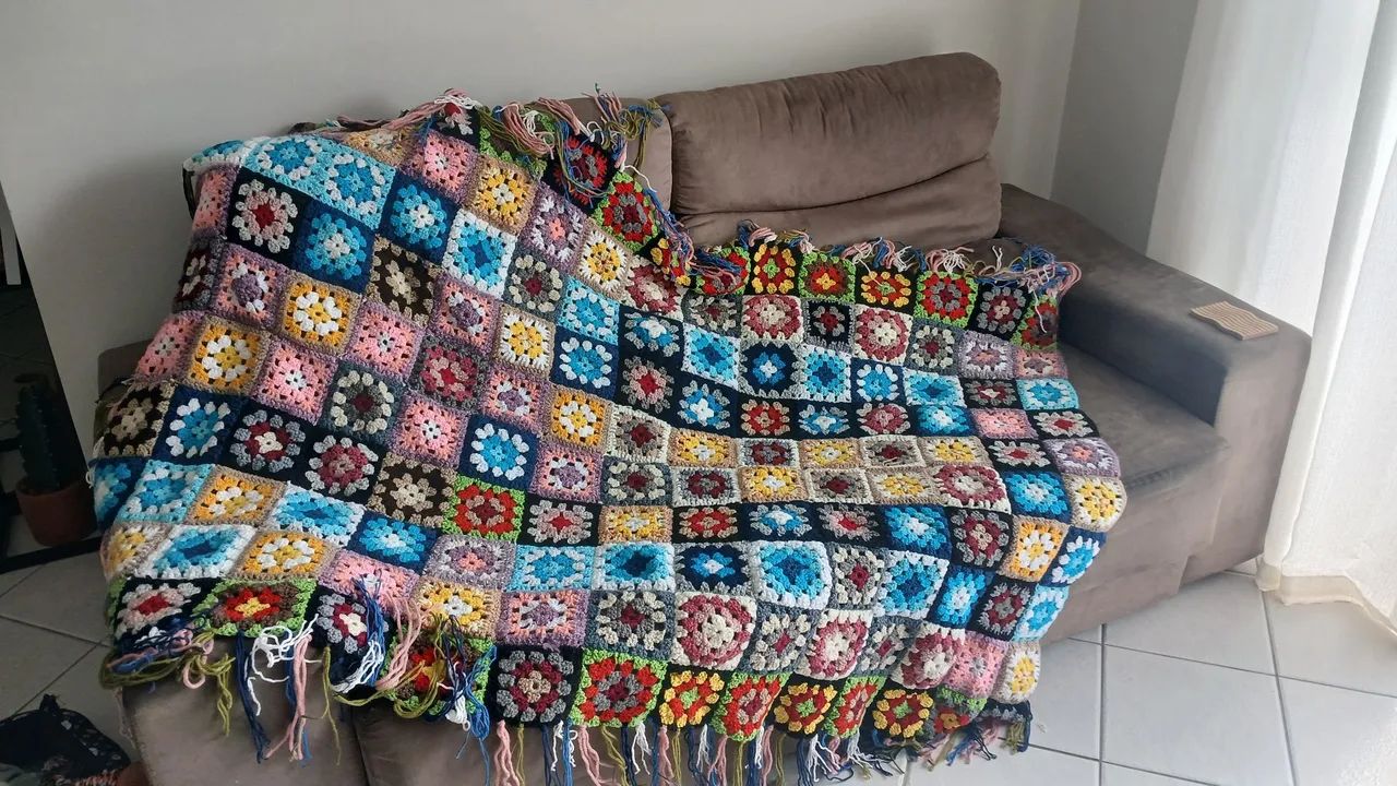 Manta de Crochê  - Foto 2