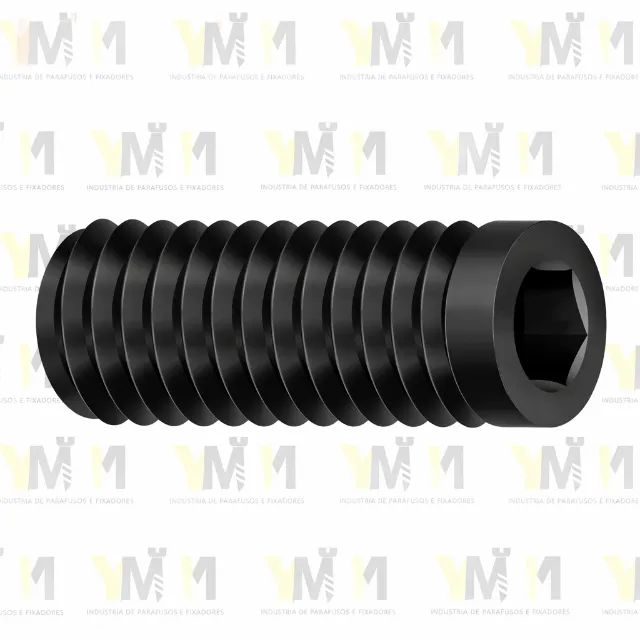 Parafuso Allen s/ Cabeça Oxidado Din913 - Foto 2