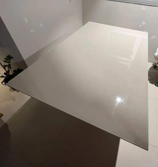 Mesa de jantar vidro leitoso - Foto 4