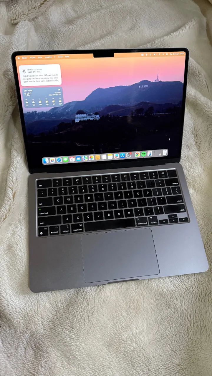 MacBook Air 13' 2024 M3 8GB RAM SSD 256G Cor Midnight - Impecável 