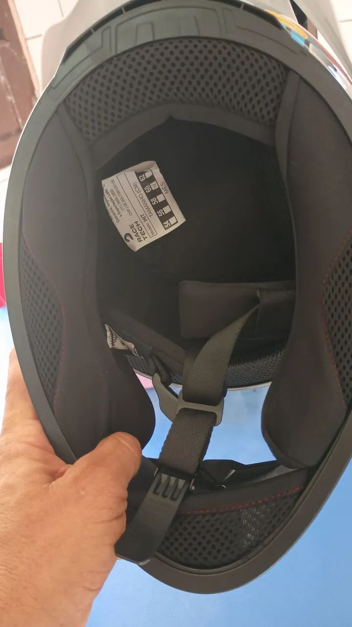 Capacete semi novo RACETECH  - Foto 2