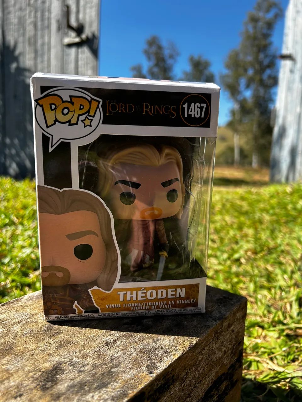 Funko pop Theoden senhor dos anéis com caixa  - Foto 2