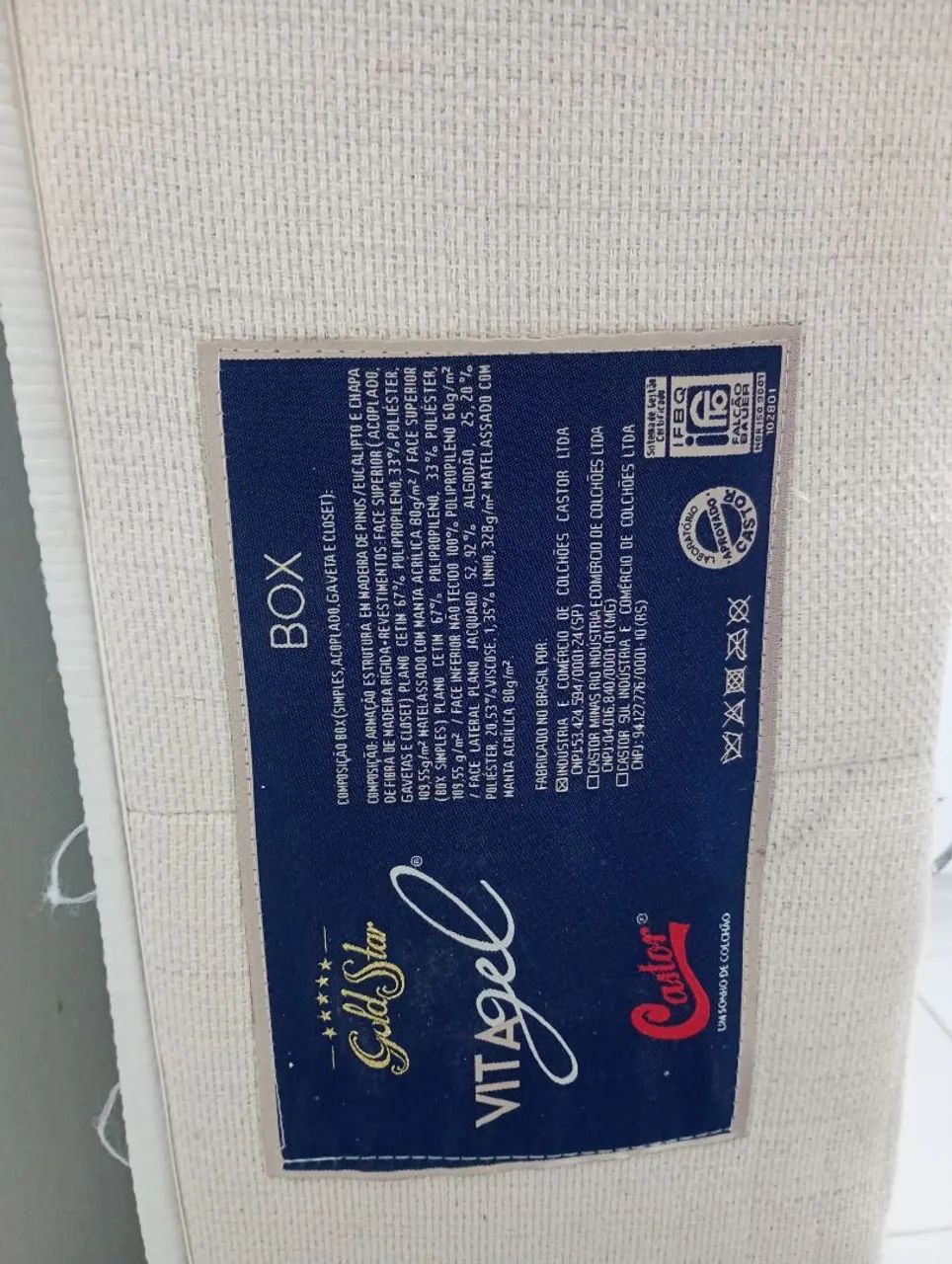 Vendo Base de Box Casal Castor R$ 130.00