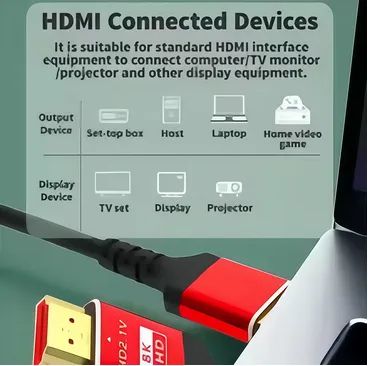 Cabo HDMI de ultra alta velocidade 8K  - Foto 2