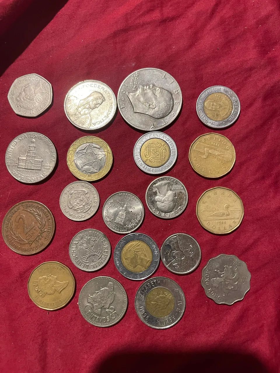 Cédulas e moedas antigas (lote) - Foto 5