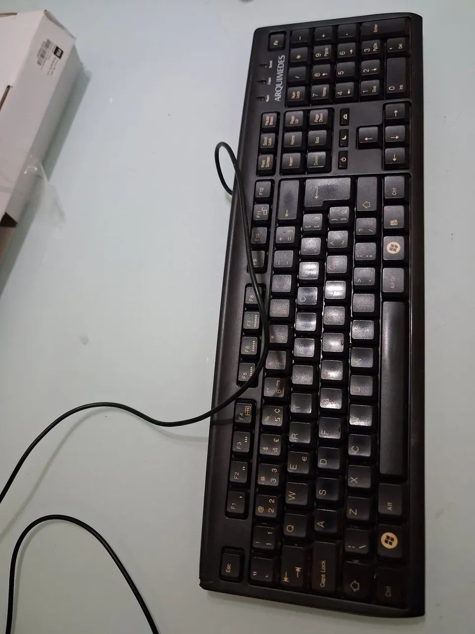 Teclado com pino 