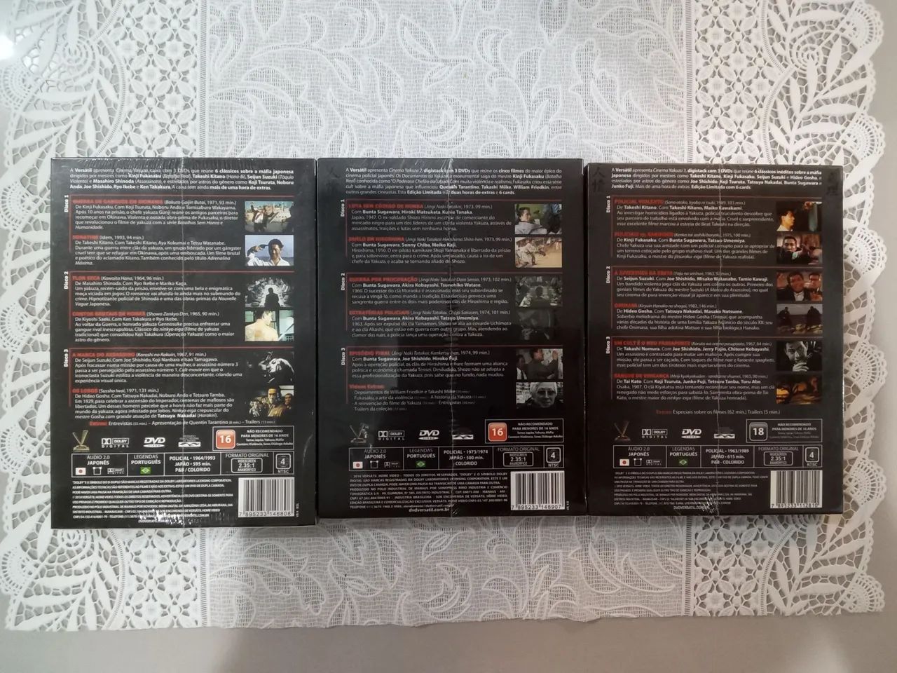 CINEMA YAKUZA VOL. 1, 2 E 3 DVD - Foto 2