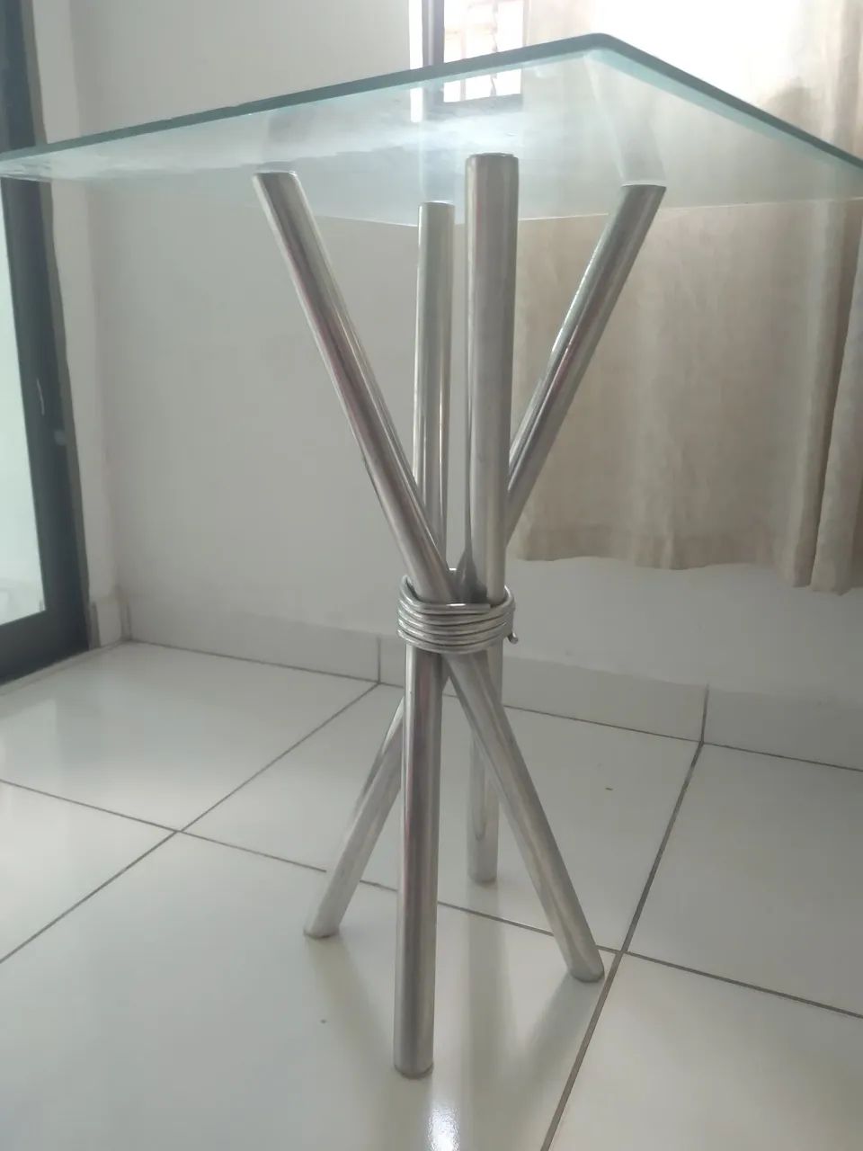 Mesa de canto/varanda de vidro - Foto 5
