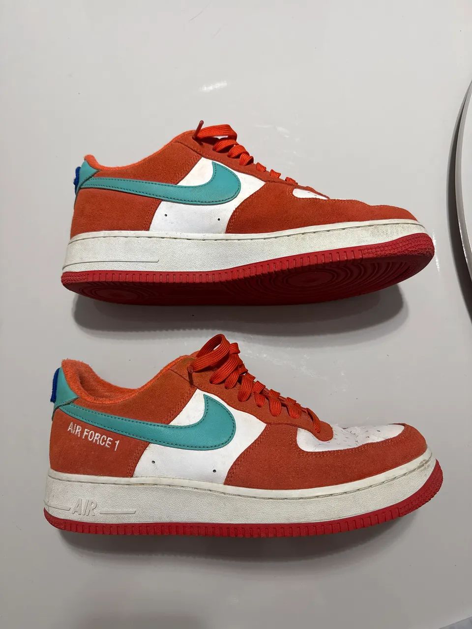Tênis Nike Air Force 1 Laranja - Foto 2