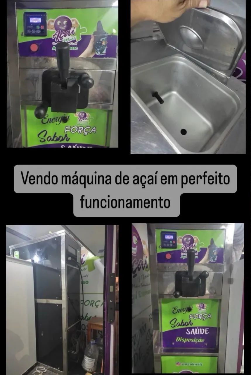 Máquina de açaí a venda 