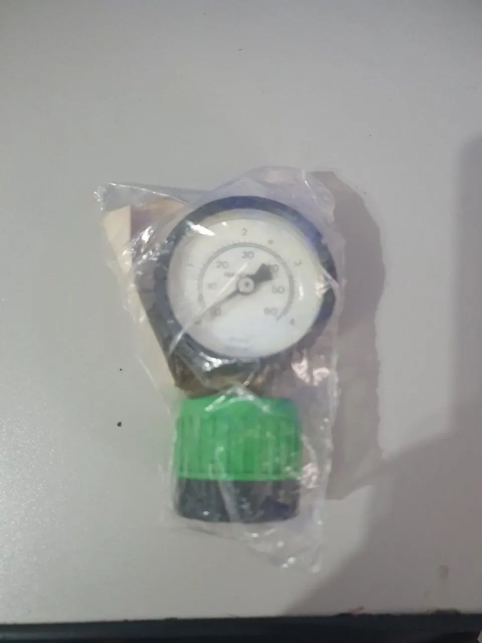 KIT MANÔMETRO + ADAPTADOR PARA GARRAFA DE VIDRO