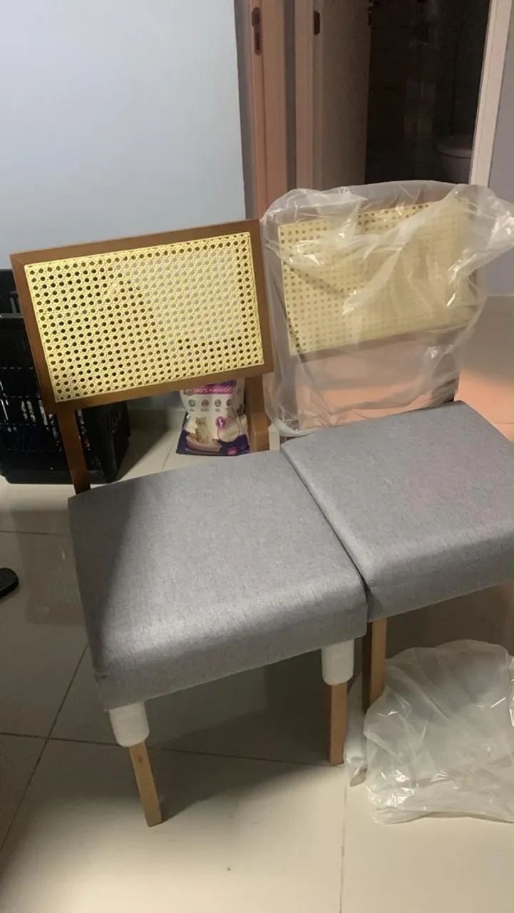 Cadeira telinha para mesa de jantar 