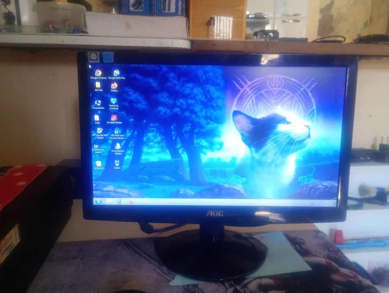 Monitor AOC E1621SW 16 polegadas  - Foto 2