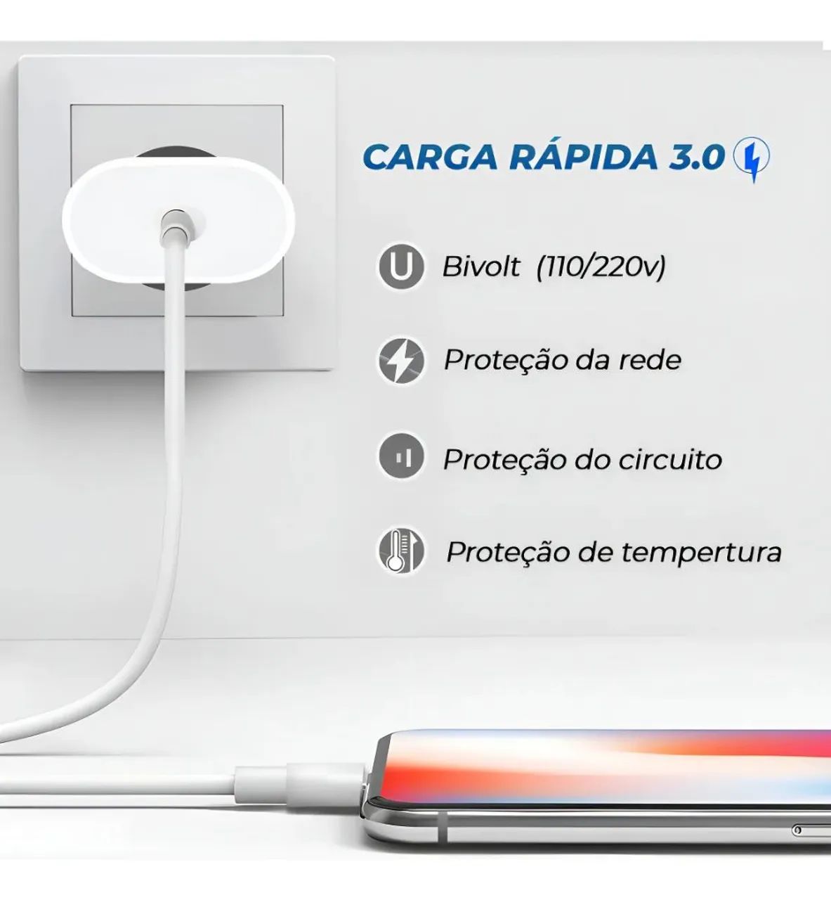 Carregador de iPhone Turbo  - Foto 2