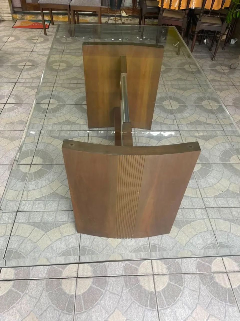 Vendo mesa de vidro (para 6 cadeiras ) - Foto 3