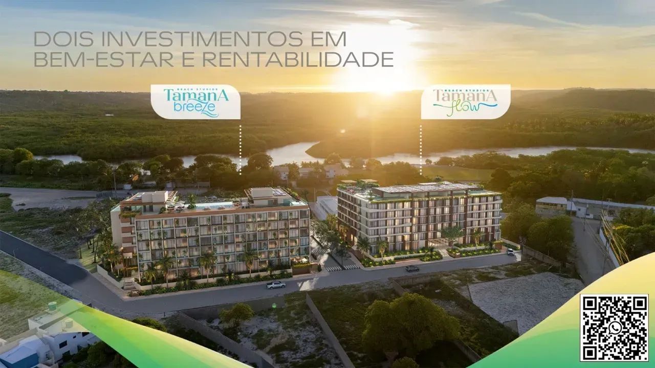 PRAIA DOS CARNEIROS - Flat 22 m² com 1 quarto lazer completo próximo ao parque aquático e  - Foto 7