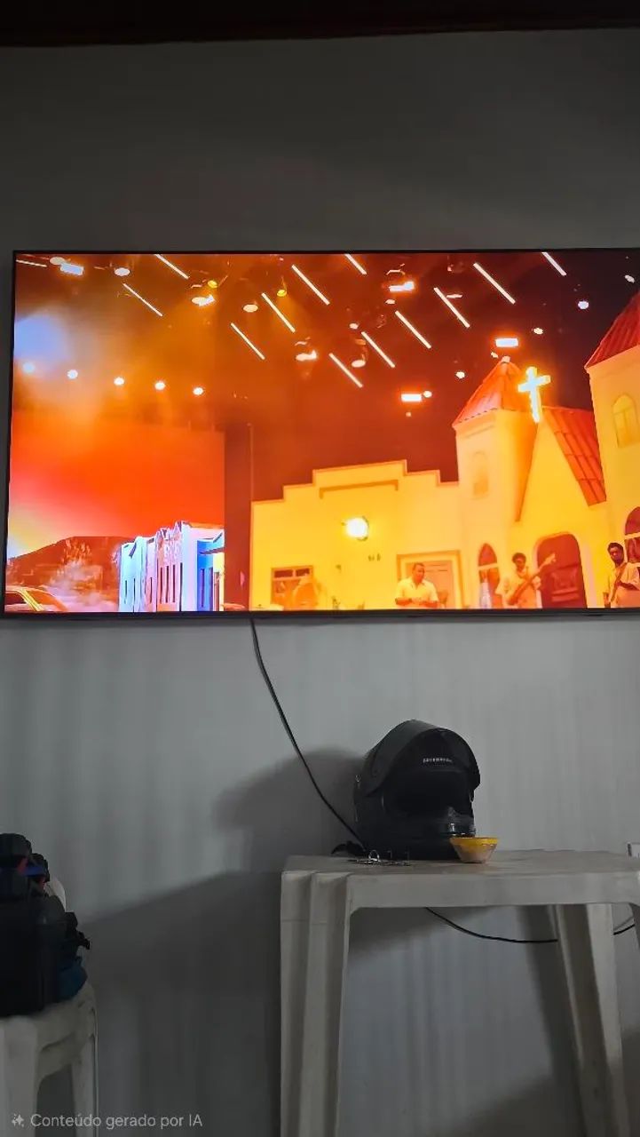 Vende se esta tv 75 polegadas cmo comando  alex k4 - Foto 3
