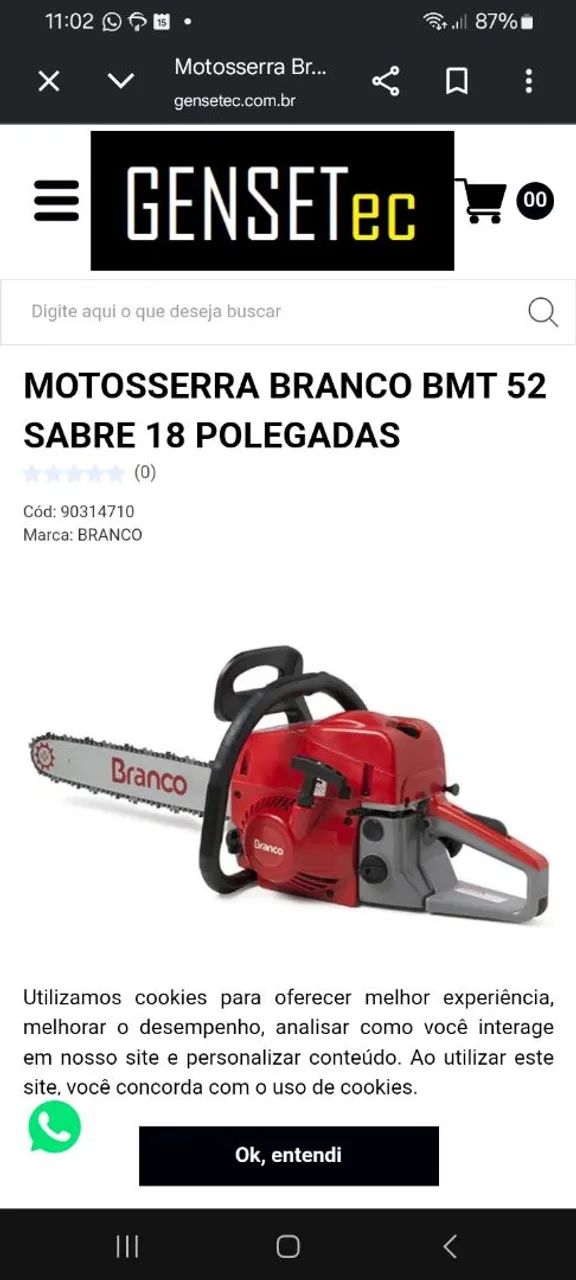 MOTOR SERRA BRANCO 50 CC.....VALOR $ 450.00 - Foto 3