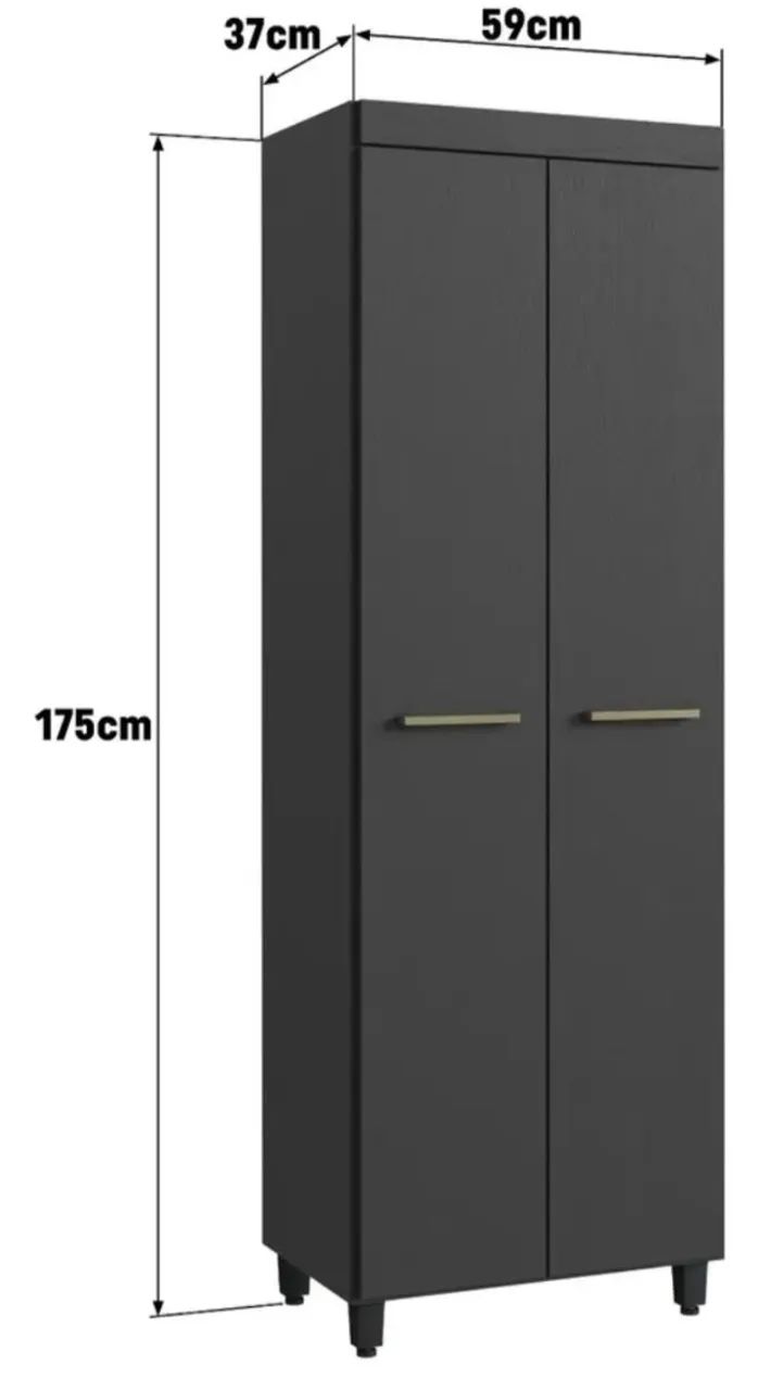 Multiuso Cinza 2Portas Novo - Foto 3