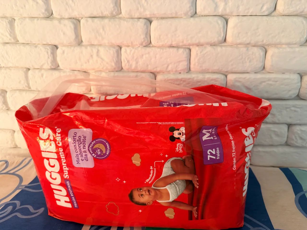 Fralda M Huggies shortinho 