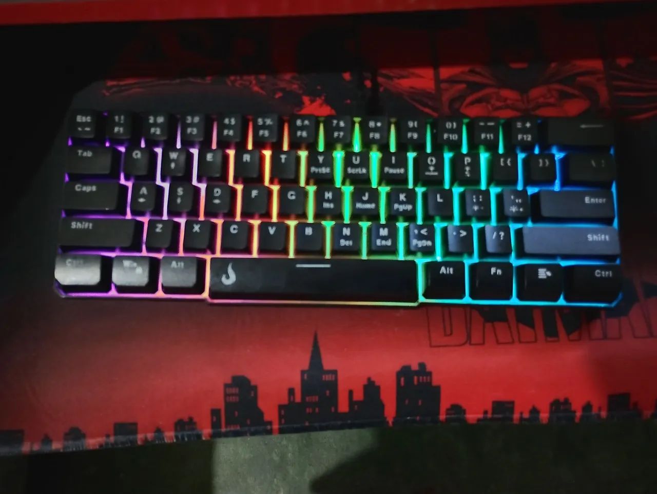 Teclado Gamer Semi Mecânico Rise Mode G2 mini 60% quebrado - Foto 2