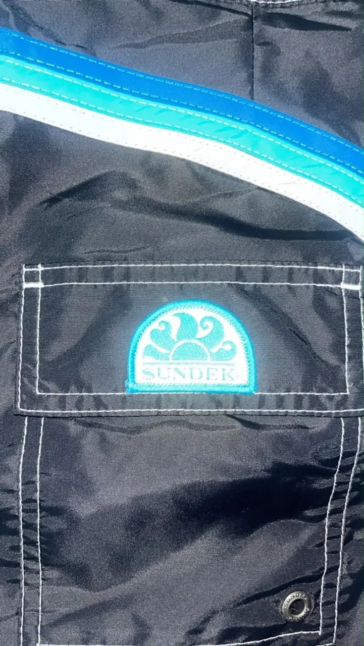 Sundek preto com azul  - Foto 3
