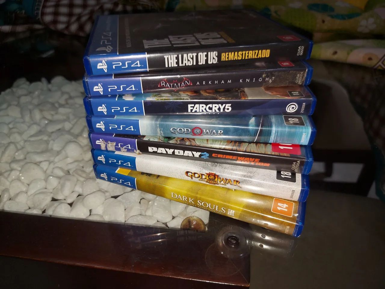 PS4 Fat com 1 controle e 7 jogos - Foto 3