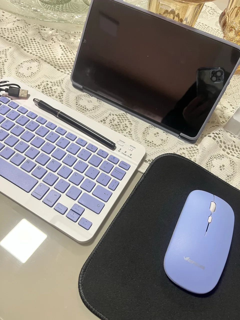 Tablet Samsung A9 64 GB acompanha  caneta e case - Foto 2