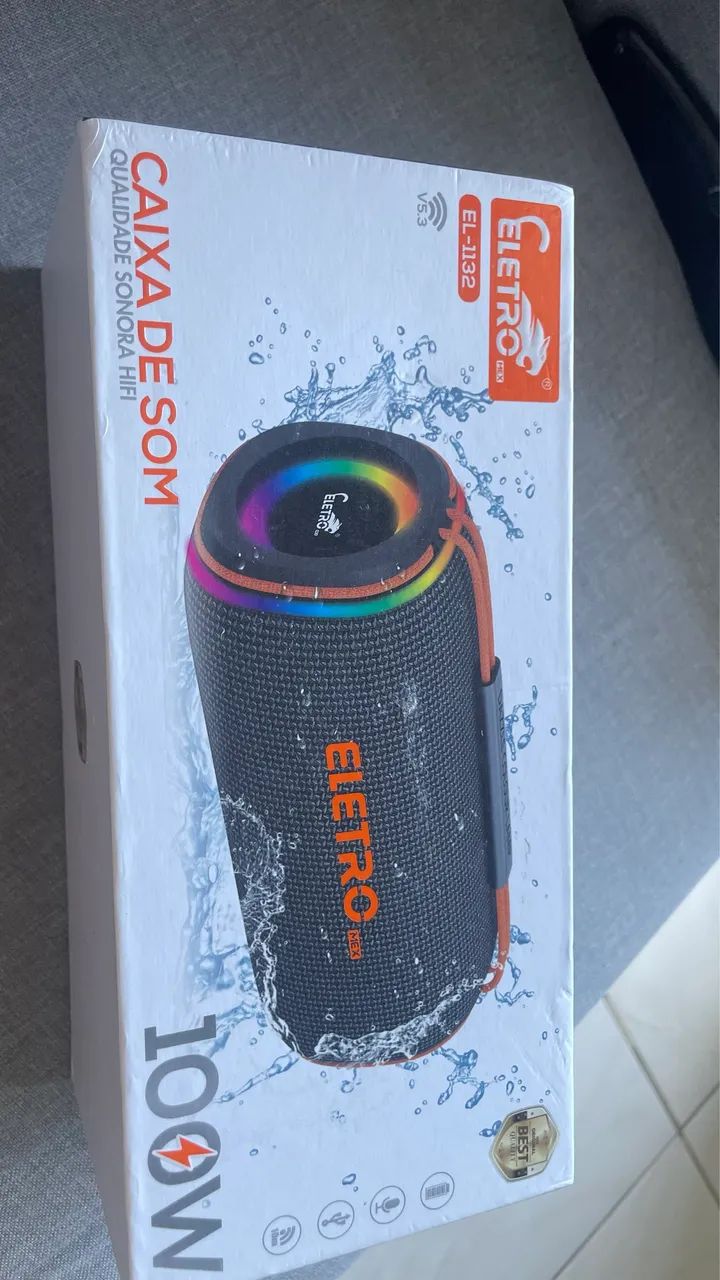 Caixa de som 100w grave