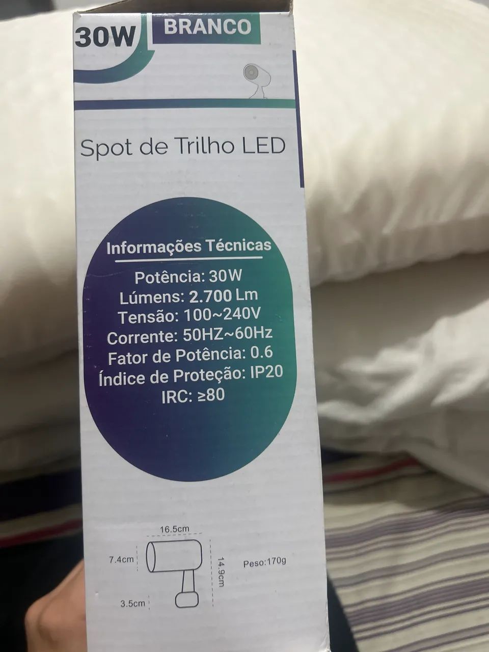 Spot de trilho led 30w vender ligeiro  - Foto 2