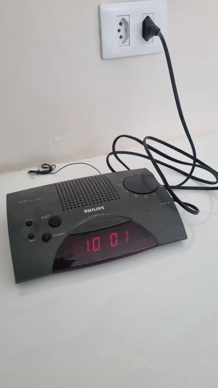 Rádio relógio Philips com despertador - Foto 3