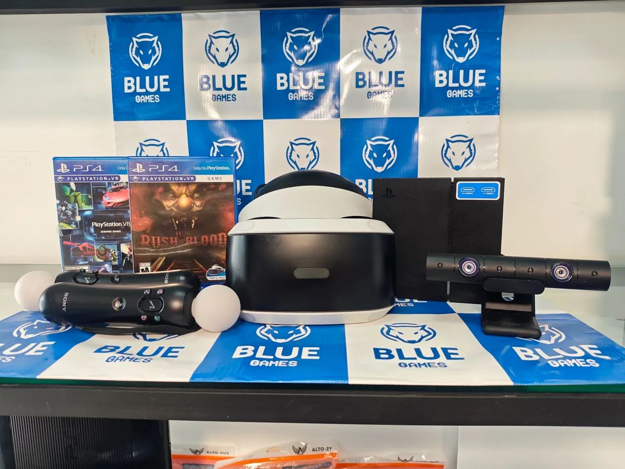 Playstation VR PS4 Completo com 2 Jogos - Foto 2