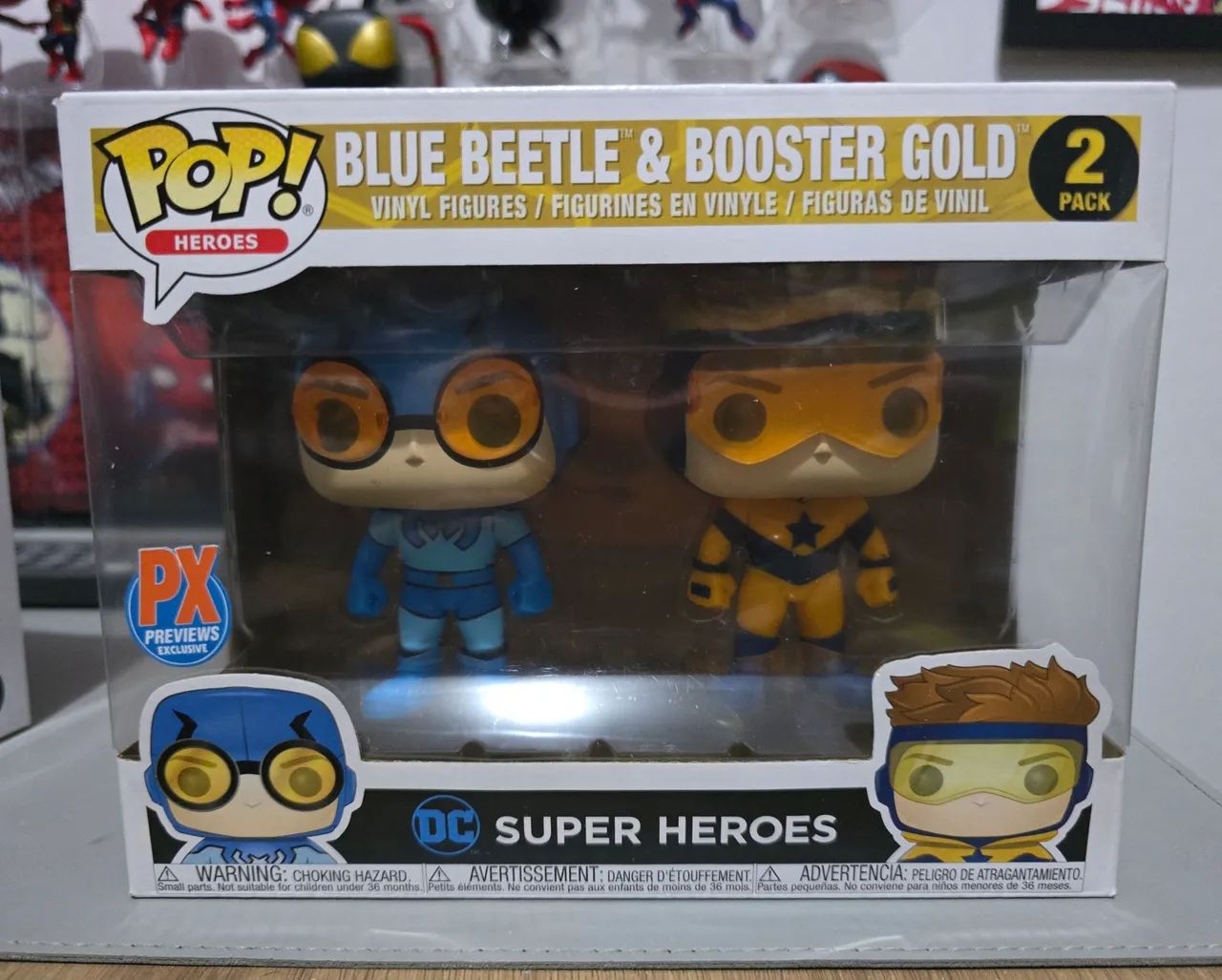 Funko Pop! Blue Beetle & Booster Gold 2 Pack