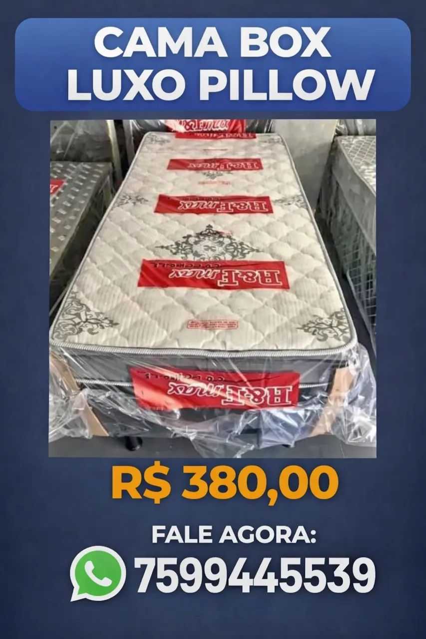 Cama box luxo Pillow solteiro  - Foto 5